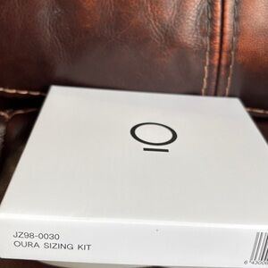Oura ring sizing kit.
